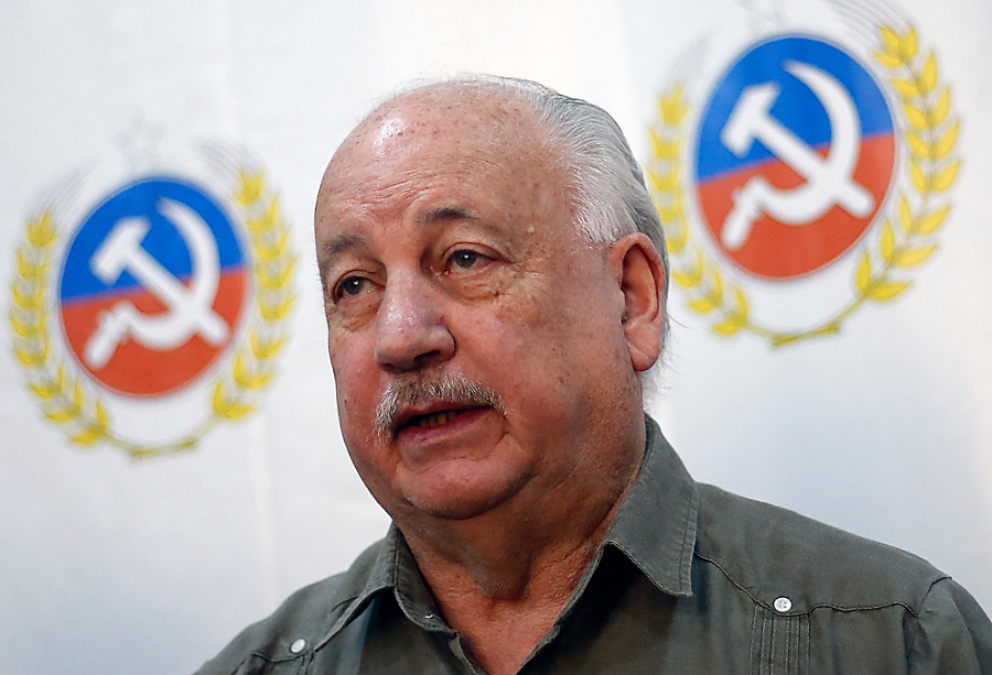 A los 79 años fallece Guillermo Teillier Presidente del Partido Comunista de Chile.